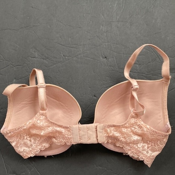 VICTORIA'S SECRET 32DD Nude Beige Push Up Bigeonnant Bra Cup Underwire - Picture 5 of 9